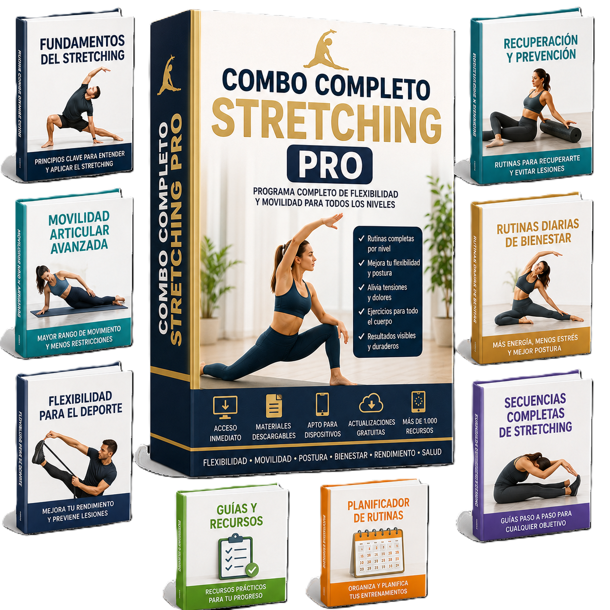 COMBO COMPLETO STRETCHING + STRETCHING ADULTOS MAYORES