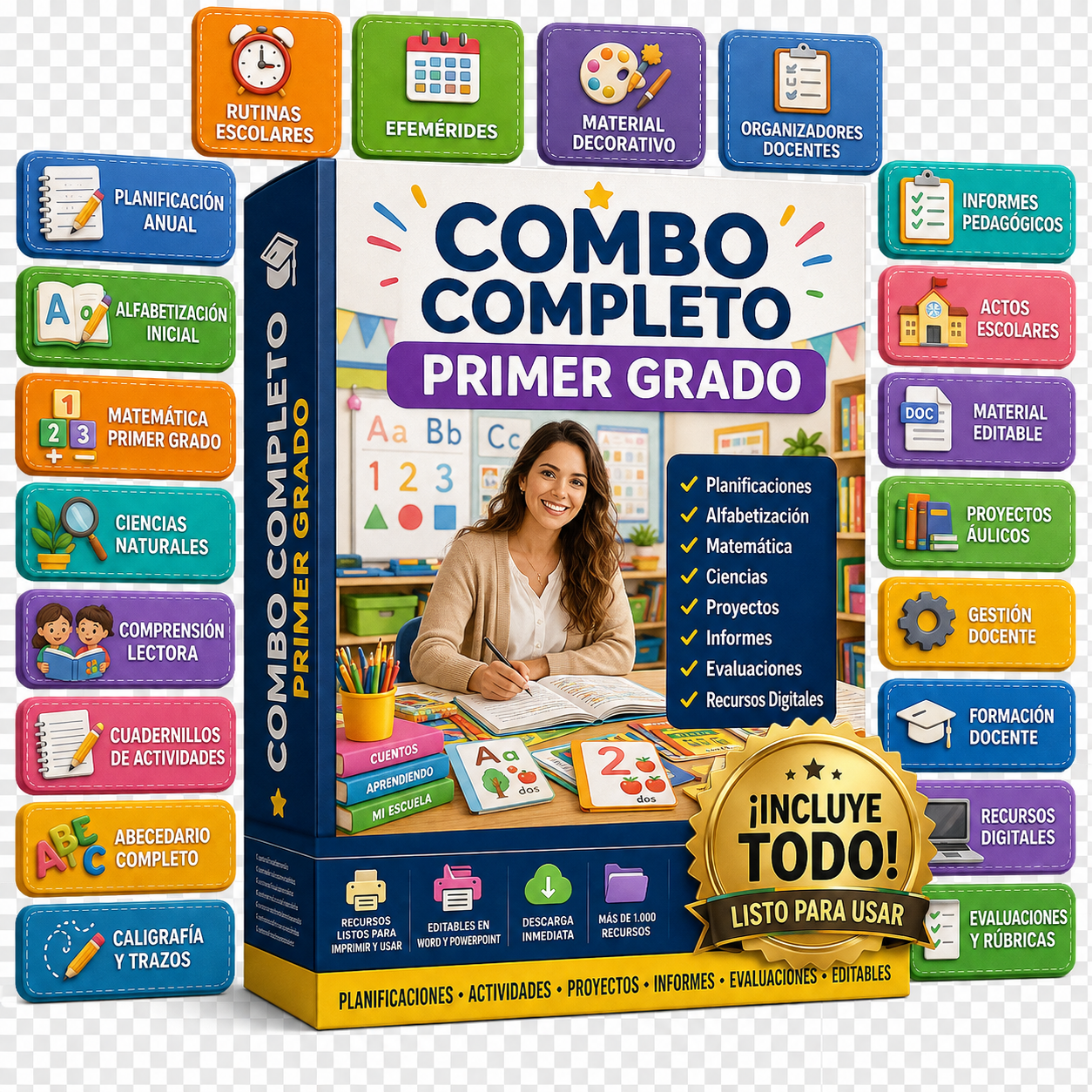 COMBO COMPLETO PRIMER GRADO